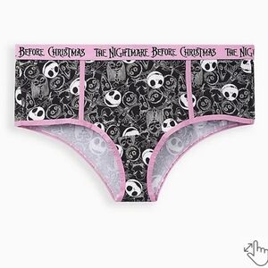 🆕️THE NIGHTMARE BEFORE CHRISTMAS CHEEKY PANTY - COTTON JACK SKELLINGTON